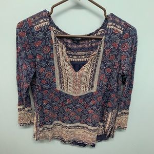 The Lucky Brand Lightweight Longsleeve Blouse